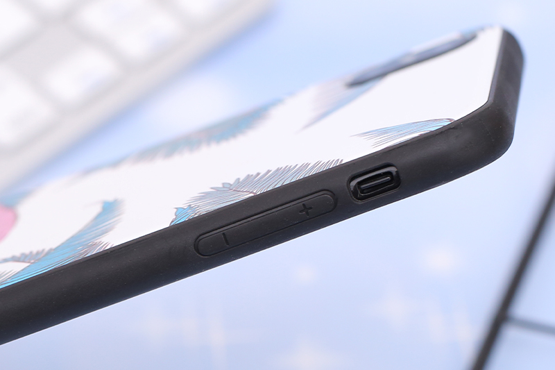 Ốp lưng iPhone XS Max Nhựa cứng viền dẻo TPU PC CKTG553 Dừa tím