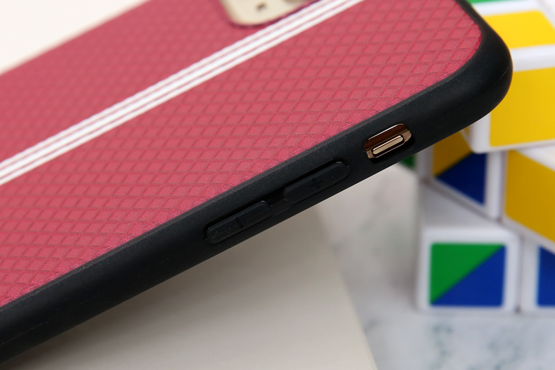 Ốp lưng iPhone 11 Pro Max Nhựa dẻo UV printing OSMIA CKM493 Vân Đỏ
