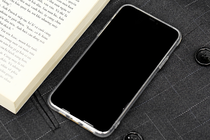 Ốp lưng iPhone 11 Pro Max Nhựa dẻo Luggage Nake Slim JM Nude