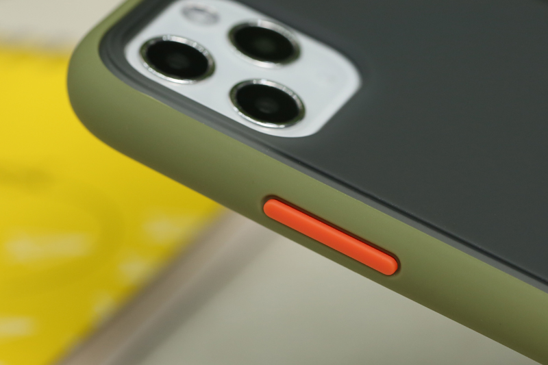 Ốp lưng iPhone 11 Pro nhựa cứng viền dẻo Moral OSMIA Xanh Olive