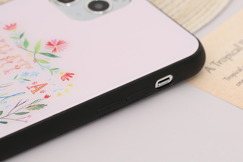 Ốp lưng iPhone 11 Pro Max Nhựa cứng viền dẻo Glass printing MEEKER TSKB402 TG tuyệt vời