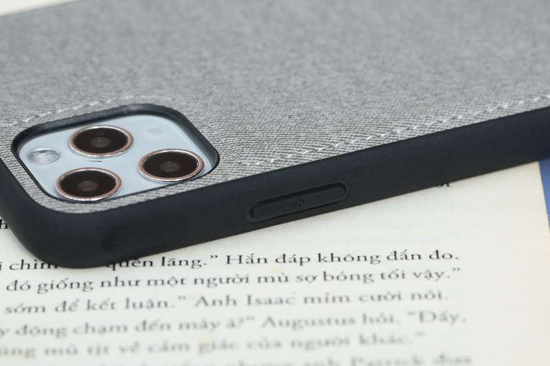 Ốp lưng iPhone 11 Pro Max nhựa cứng viền dẻo Y EMPIRE JM Xám