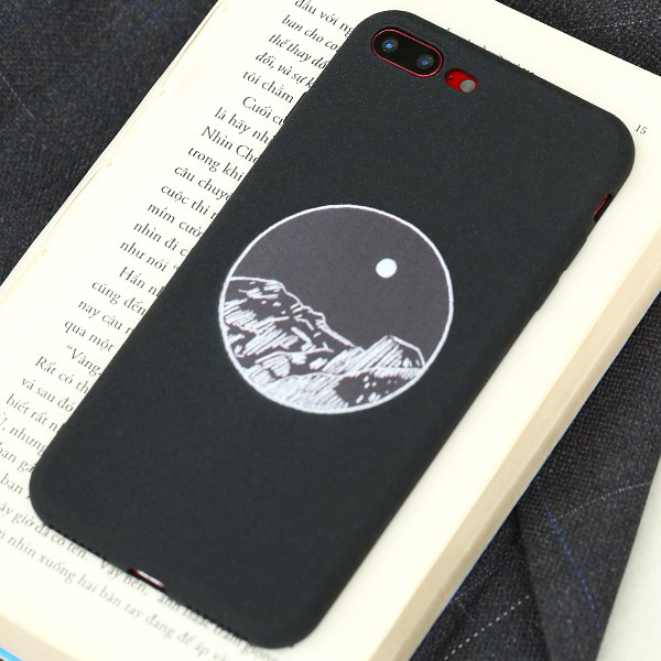 Ốp lưng iPhone 7/8+ Nhựa dẻo Sandy printing soft TPU MEEKER CN112509 Núi