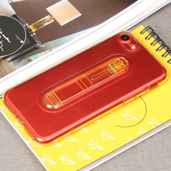 Ốp lưng iPhone 7/8 Nhựa dẻo Clear Kick JM Vàng