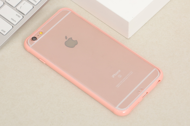 Ốp lưng iPhone 6/6s+ Nhựa dẻo Antiper JM Hồng