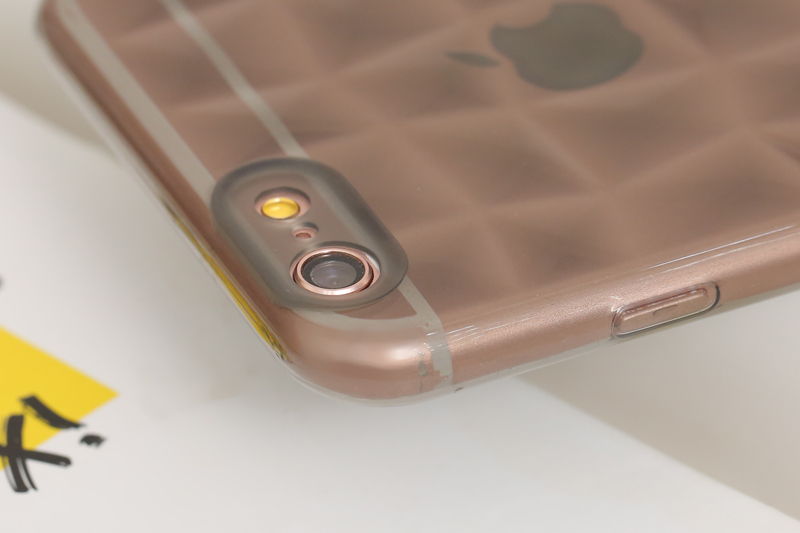 Ốp lưng iPhone 6/6s+ Nhựa dẻo Diamond TPU JM Đen