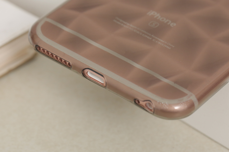 Ốp lưng iPhone 6/6s+ Nhựa dẻo Diamond TPU JM Đen