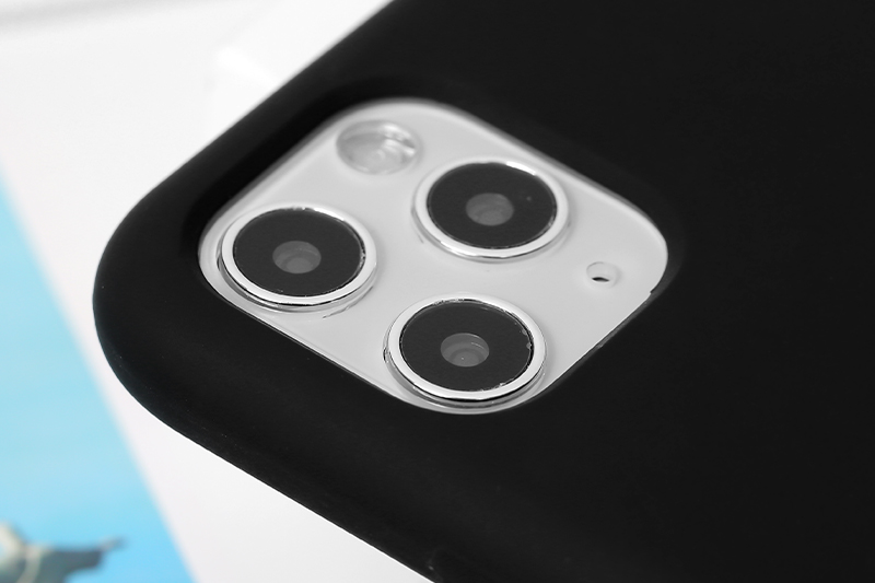 Ốp lưng iPhone 11 Pro Max Nhựa dẻo Liquid silicone B JM Đen giá tốt