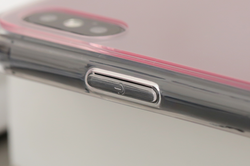 Ốp lưng iPhone Xs Max nhựa cứng viền dẻo Berty I JM Hồng xanh