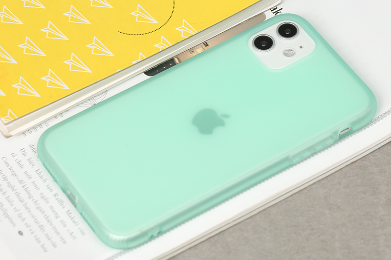 Ốp lưng iPhone 11 Nhựa dẻo Jelly Silicone JM Mint