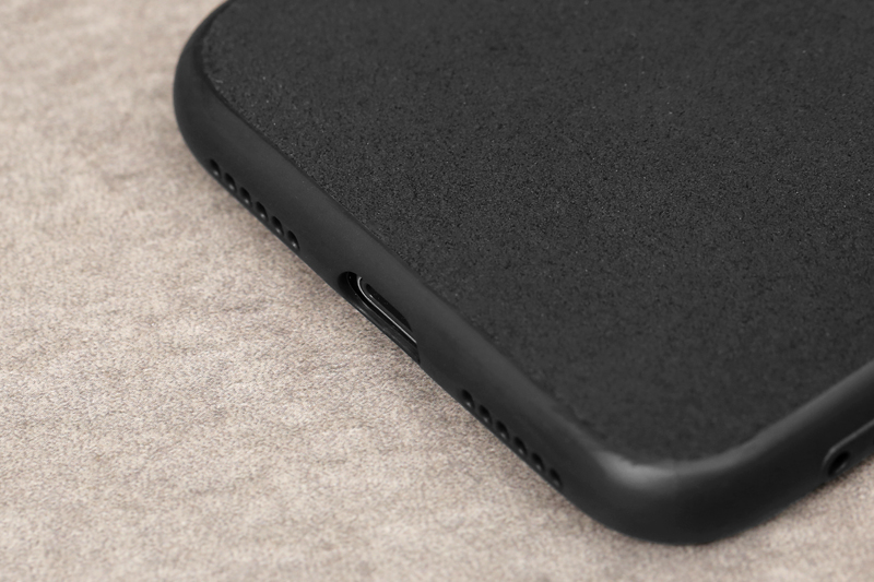 Ốp lưng iPhone X/Xs nhựa cứng viền dẻo PU Sport OSMIA Xám