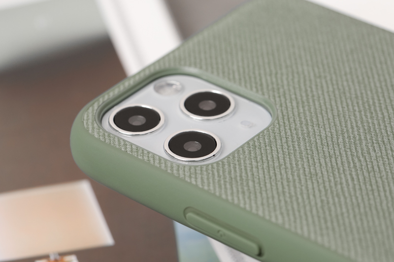 Ốp lưng iPhone 11 Pro nhựa dẻo Tex II JM Pine green