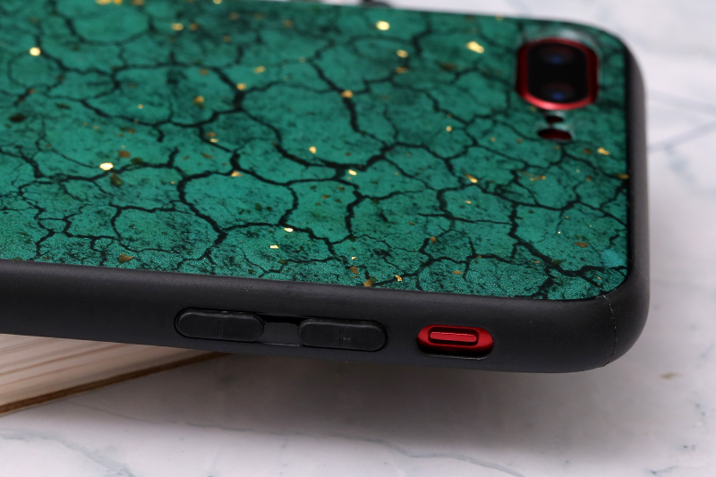 Ốp lưng iPhone 7 Plus/ 8 Plus nhựa cứng viền dẻo Glue Case OSMIA Xanh