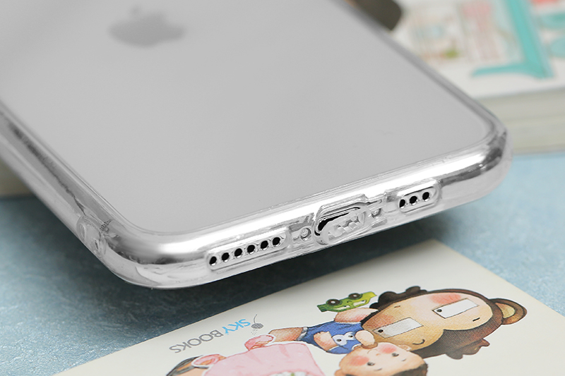 Ốp lưng iPhone 11 Pro Nhựa cứng viền dẻo Metalic MEEKER Silver
