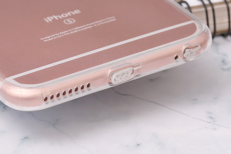 Ốp lưng iPhone 6/6S+ Nhựa cứng viền dẻo Metalic MEEKER Gold