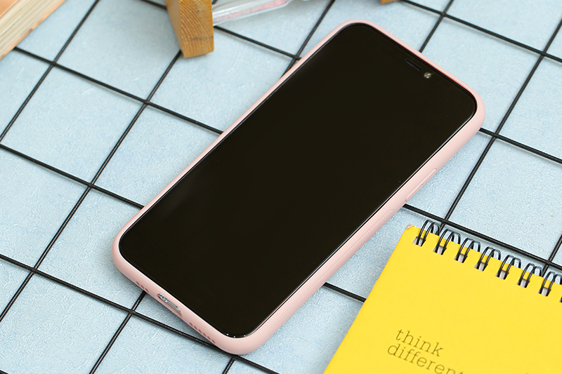 Ốp lưng iPhone 11 Pro nhựa cứng viền dẻo PU Candy OSMIA Hồng
