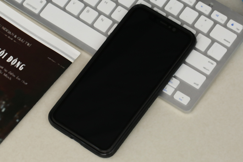 Mua ốp lưng iPhone Xs Max nhựa dẻo Crystal TPU case COSANO Đen