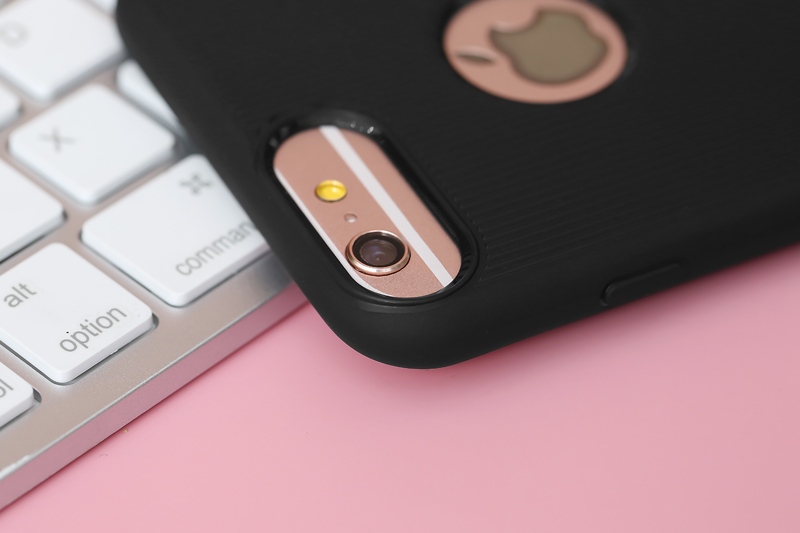 Ốp lưng iPhone 6/6S+ Nhựa dẻo SIMPLE TPU MEEKER Đen giá tốt