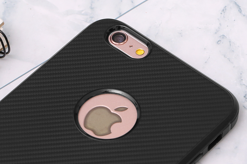 Ốp lưng iPhone 6/6S+ nhựa dẻo H Shape TPU COSANO Đen giá tốt