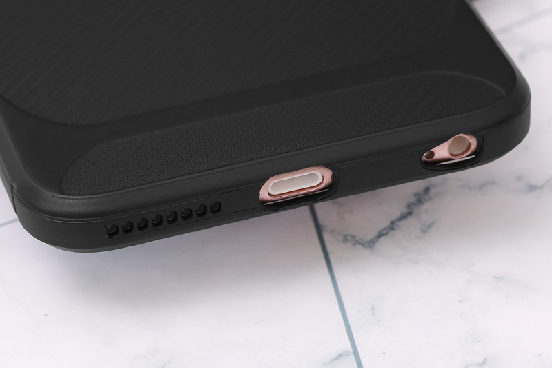 Ốp lưng iPhone 6/6S+ nhựa dẻo H Shape TPU COSANO Đen