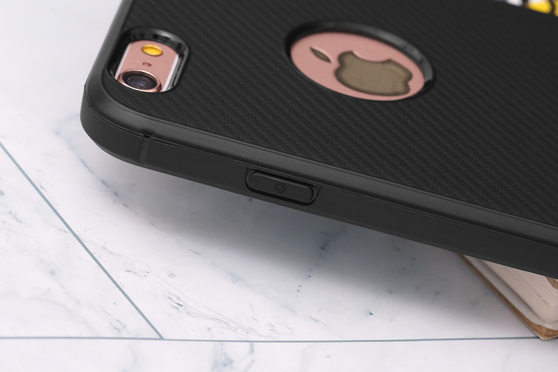 Ốp lưng iPhone 6/6S+ nhựa dẻo H Shape TPU COSANO Đen