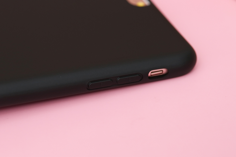 Ốp lưng iPhone 6/6s+ Nhựa dẻo Artifical Silicone MEEKER TPU Đen