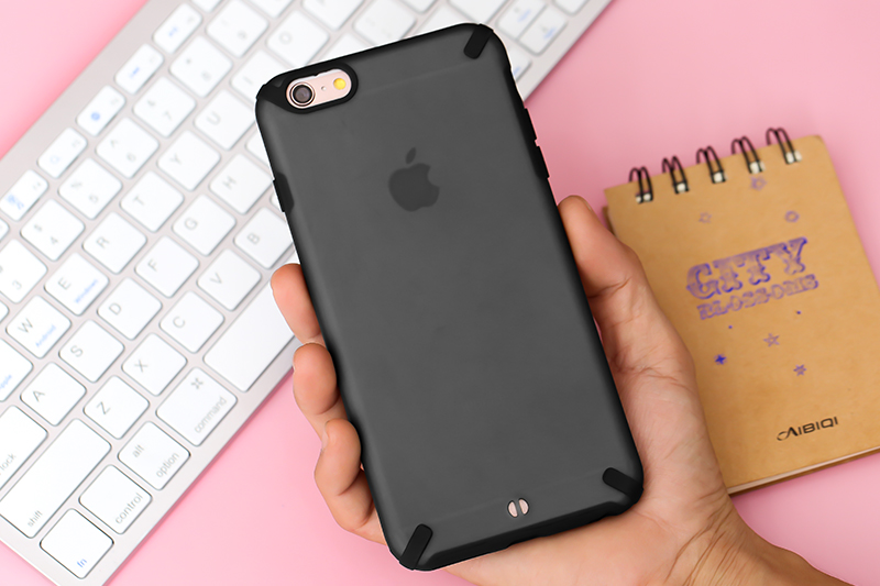Ốp lưng iPhone 6/6s+ Nhựa dẻo Design TPU case MEEKER TPU Đen chính hãng