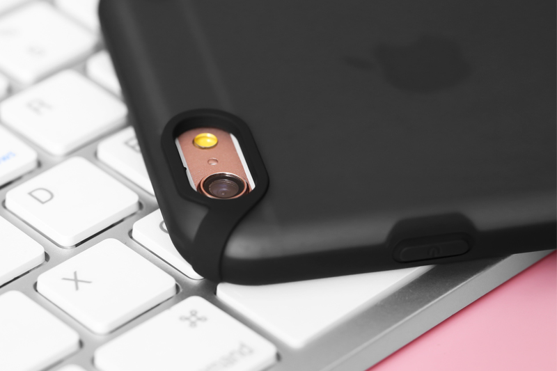 Ốp lưng iPhone 6/6s+ Nhựa dẻo Design TPU case MEEKER TPU Đen giá tốt