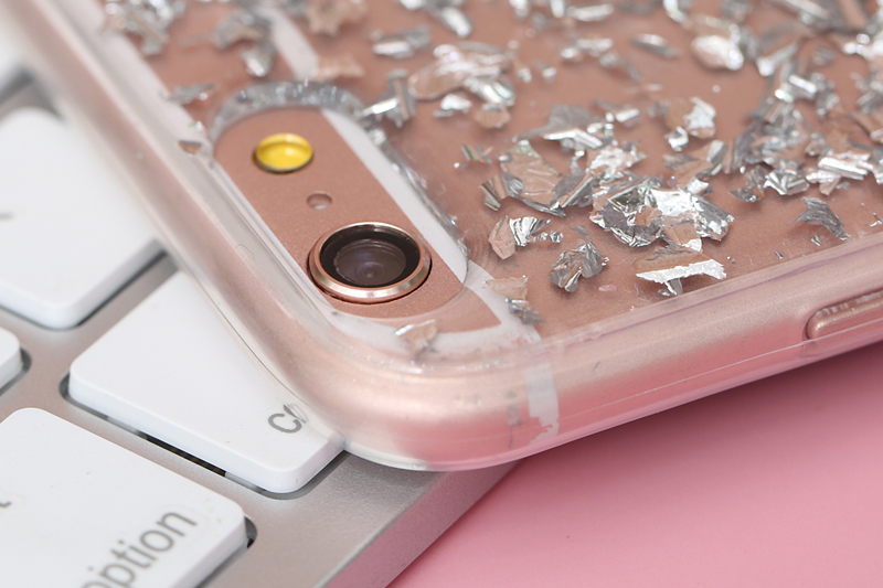 Ốp lưng iPhone 6/6s+ Nhựa dẻo Glue Case MEEKER TPU Silver foil giá tốt
