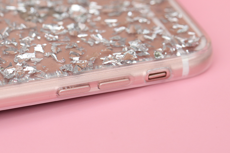 Ốp lưng iPhone 6/6s+ Nhựa dẻo Glue Case MEEKER TPU Silver foil