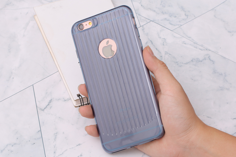 Ốp lưng iPhone 6/6s+ nhựa dẻo Glaze TPU Case COSANO Navy chính hãng