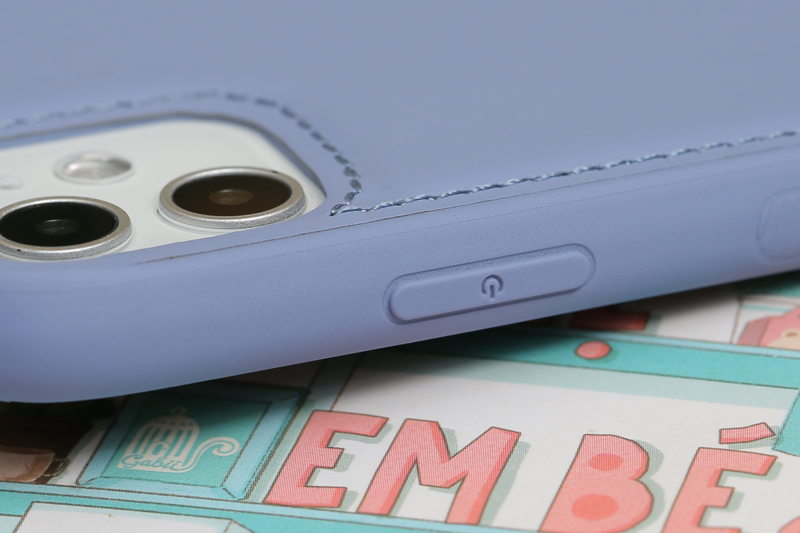 Ốp lưng iPhone 11 nhựa cứng viền dẻo PU Candy OSMIA Lavender