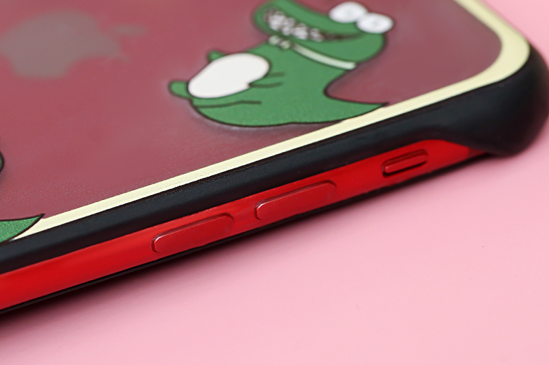 Ốp lưng iPhone 7 Plus/ 8 Plus Nhựa cứng No Boarder case with Printing MEEKER PC Cá sấu nhỏ