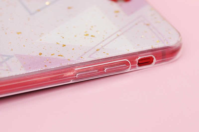 Ốp lưng iPhone 7 Plus/ 8 Plus Nhựa dẻo Glue Case MEEKER TPU Tam giác hồng