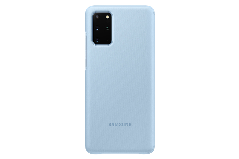 Bao da Galaxy S20+ nắp gập Clear View Cover Samsung Xanh