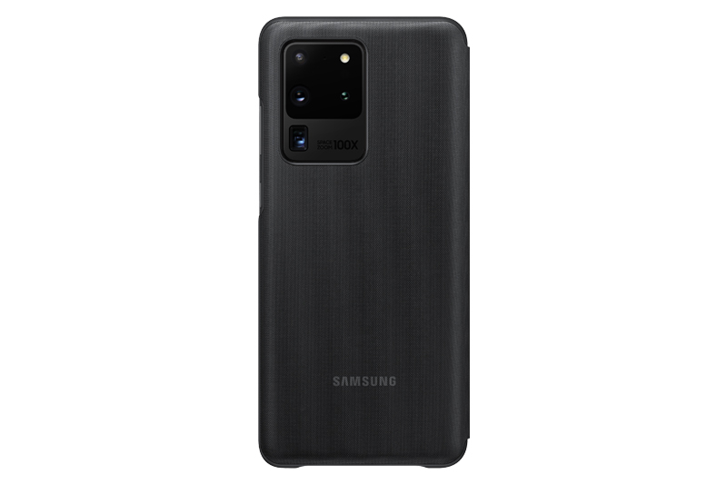 Mua bao da Galaxy S20 Ultra nắp gập LED View Cover Samsung Đen