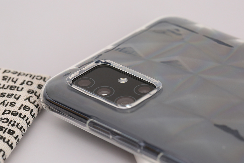 Ốp lưng Galaxy A51 nhựa dẻo B-Diamond OSMIA Nude