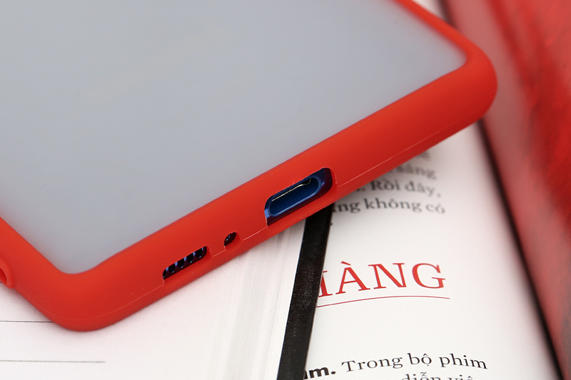 Ốp lưng Galaxy S10 Lite nhựa dẻo TPU PC Double Phone Case COSANO Đỏ