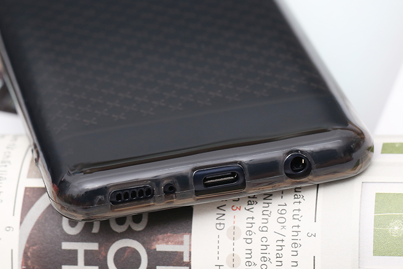 Ốp lưng Galaxy A21S nhựa dẻo Max X case COSANO Đen