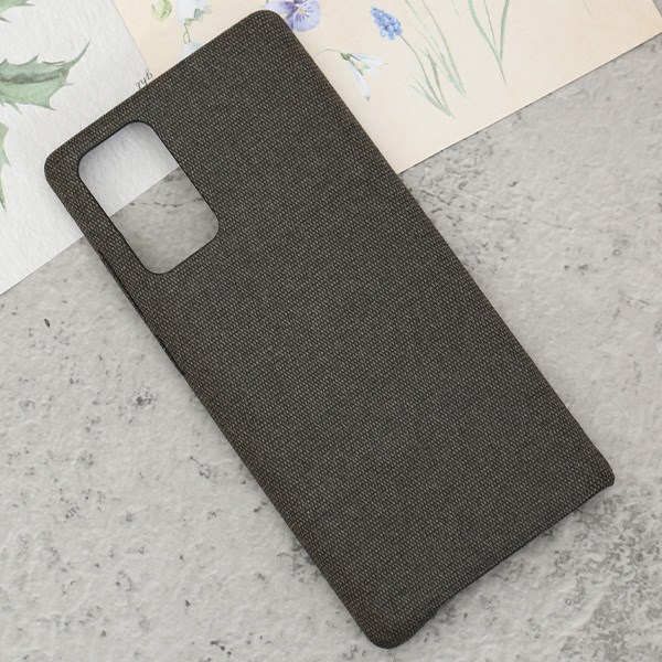 Ốp lưng Galaxy Note 20 nhựa dẻo Fiber PU Case COSANO Xám