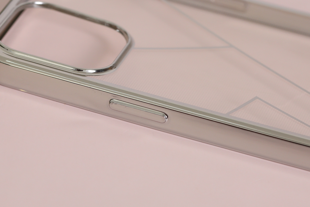 Ốp lưng iPhone 12 Pro Max Nhựa dẻo TPU Electroplating Net COSANO Bạc