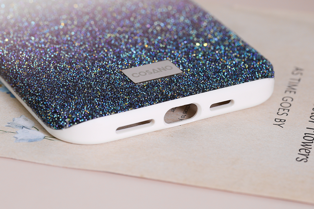 Ốp lưng iPhone 12 Pro Max Nhựa cứng viền dẻo New Crystal TPU Case COSANO Navy