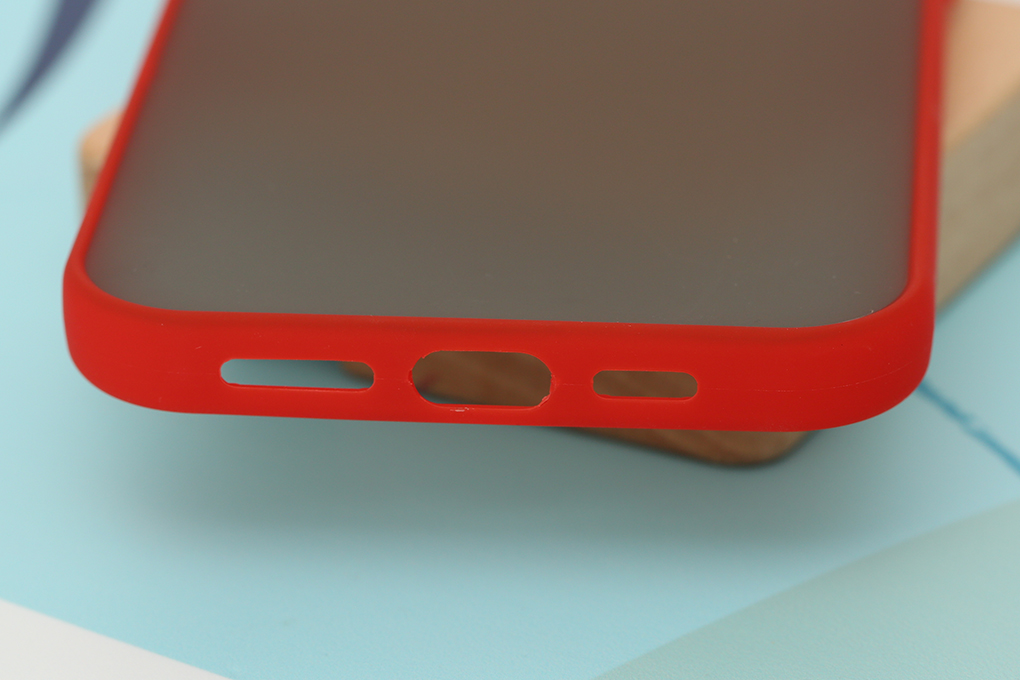 Ốp lưng iPhone 12 Pro Max Nhựa dẻo TPU PC Double Phone Case COSANO Đỏ