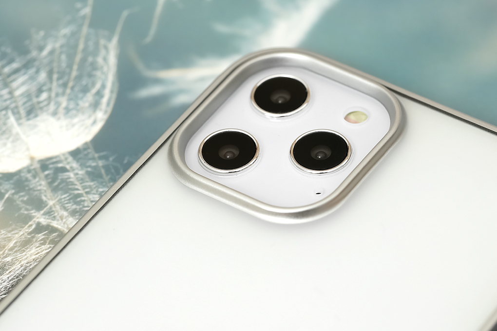 Ốp lưng iPhone 12 Pro Max nhựa dẻo Matte Electroplate OSMIA Bạc