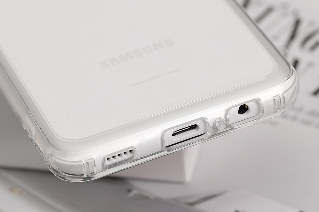 Ốp lưng Galaxy A12 Nhựa dẻo Soft Clear Samsung Trong suốt