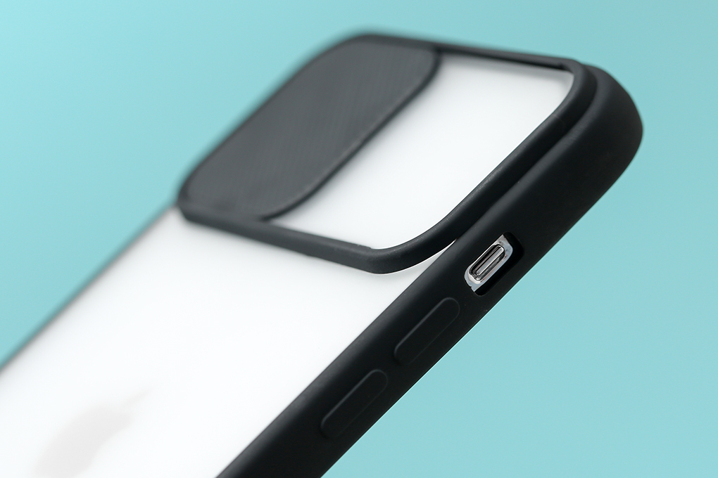 Ốp lưng iPhone 12 Pro Max Nhựa cứng viền dẻo Rubber 2 IN 1 TKS-LZB17 MEEKER Đen