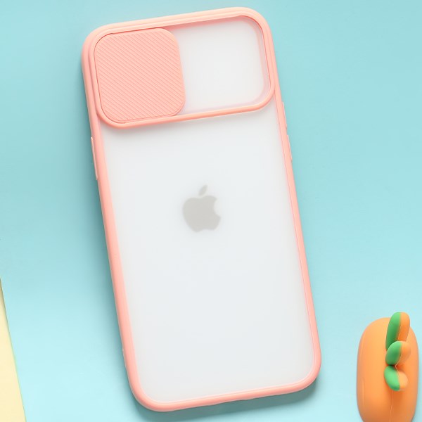 Ốp lưng iPhone 12 Pro Max Nhựa cứng viền dẻo Rubber 2 IN 1 TKS-LZB17 MEEKER Hồng