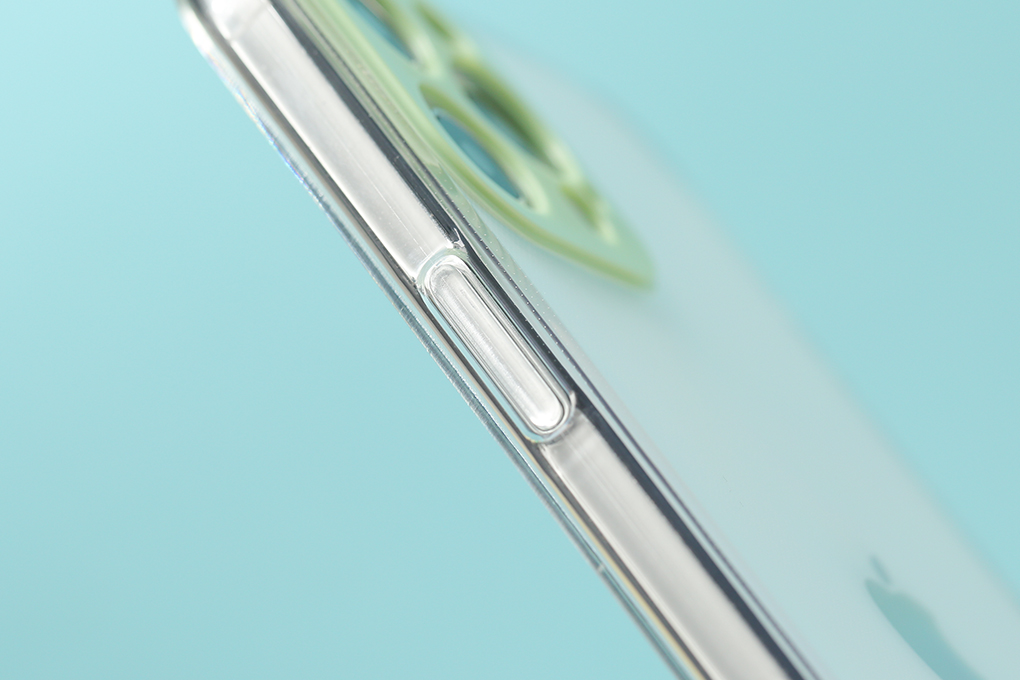 Ốp lưng iPhone 12 Pro Max Nhựa dẻo Transparent Acrylic MEEKER Xanh bạc hà