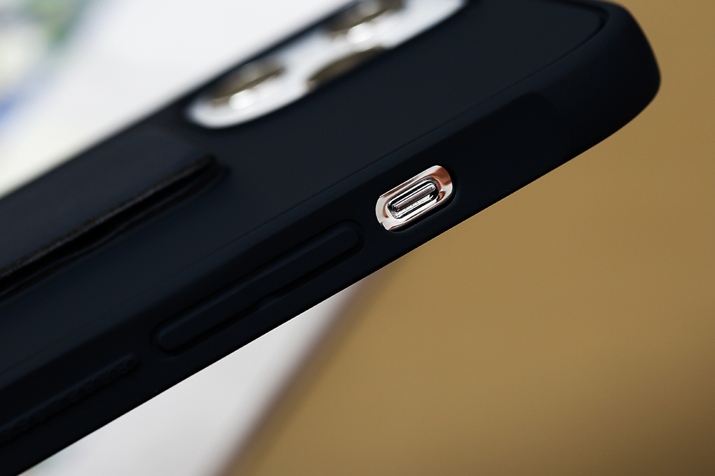 Ốp lưng iPhone 12 Pro Max nhựa cứng viền dẻo PU Stander OSMIA Navy