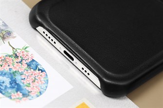 Ốp lưng iPhone 12/12 Pro Nhựa dẻo Bias PU Case COSANO Đen giá tốt